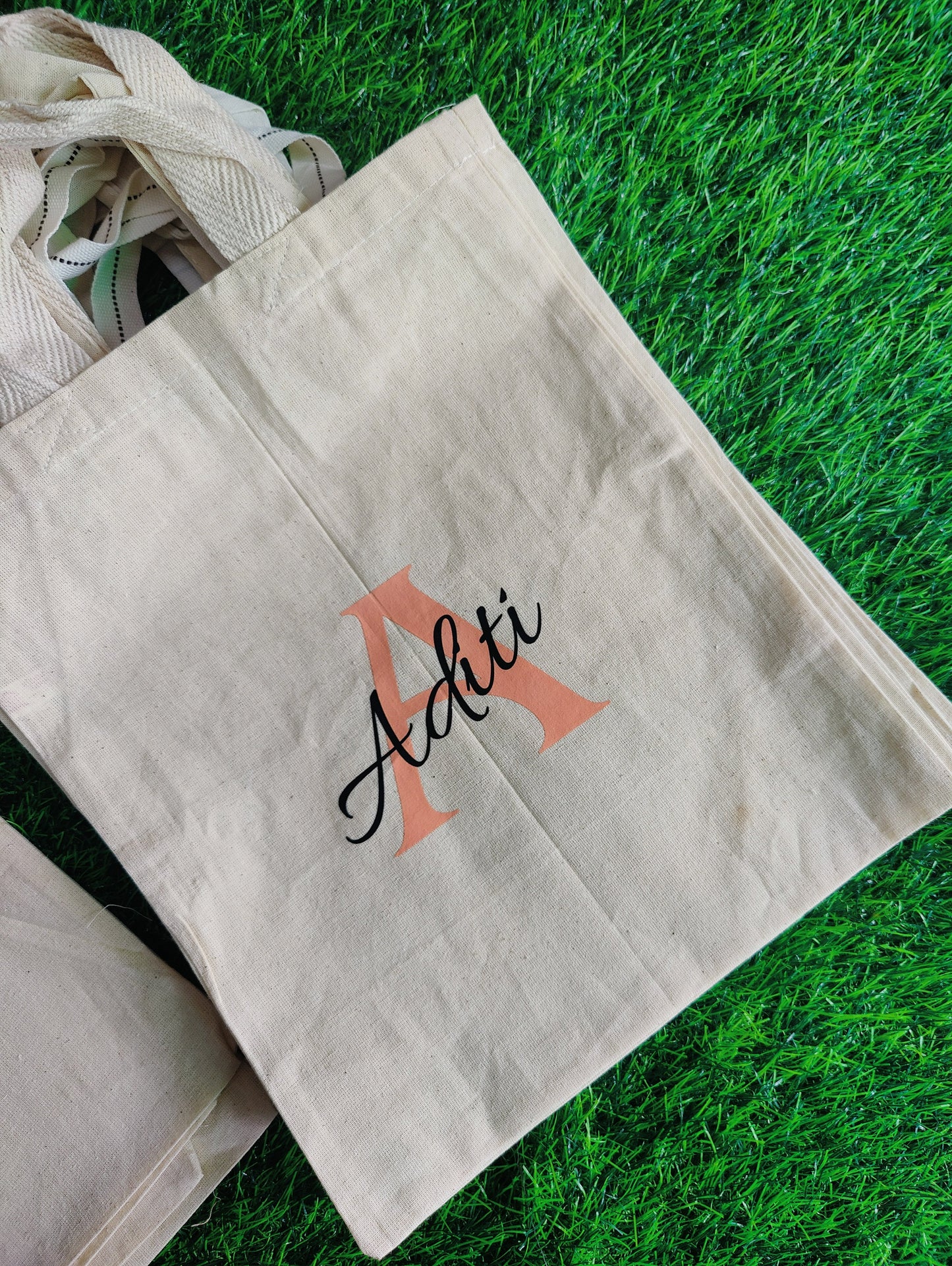 Mini Personalized Cotton Bags
