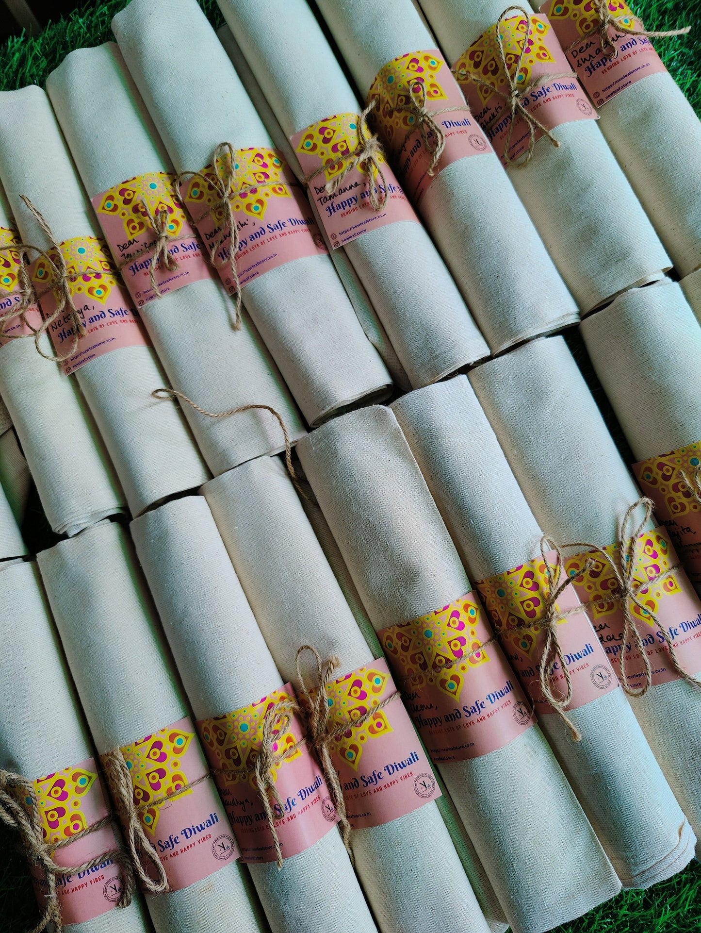 Mini Personalized Cotton Bags