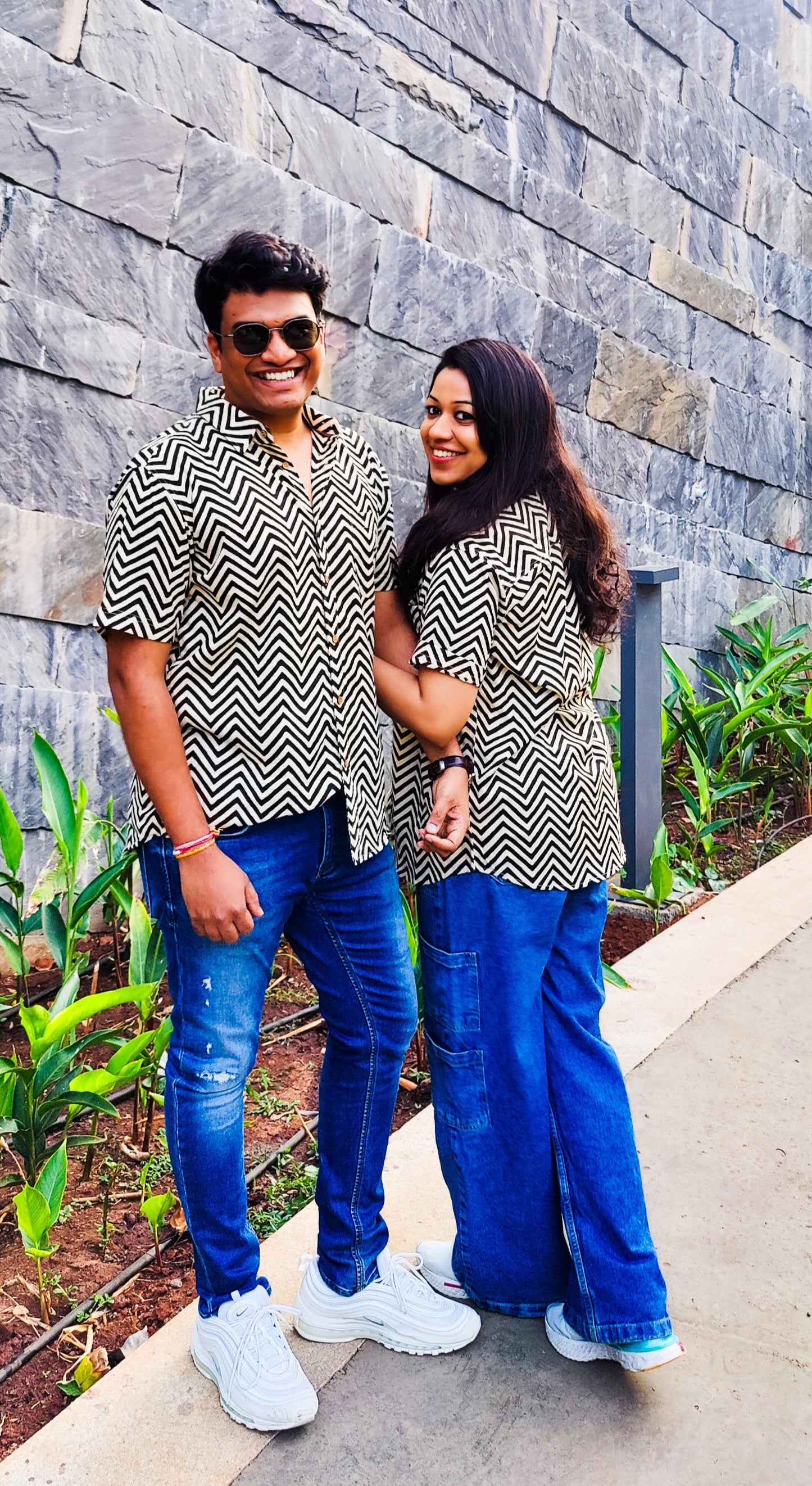 Zig Zag Unisex Short Sleeves Shirt