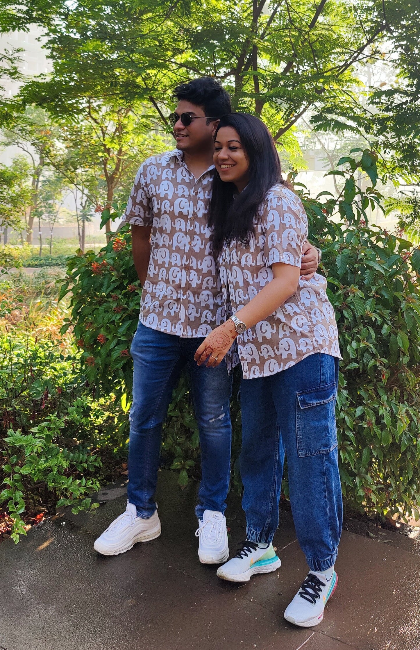 Elephant Unisex Short Sleeves Shirt