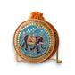 Indie Elephant Lippan Art Handcrafted Potli Bag with Sling