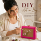 Pink Trapezium Clutch Sling – Plain Handcrafted Bag