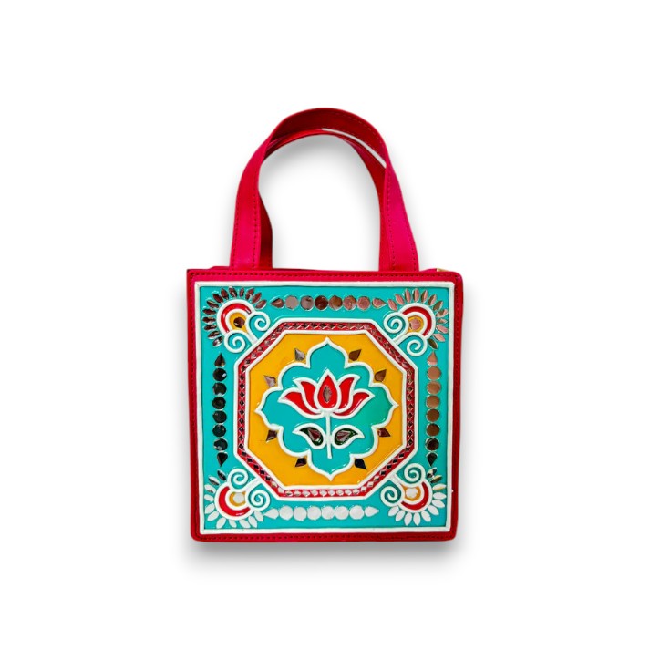 Lotus Mini Handcrafted Handbag