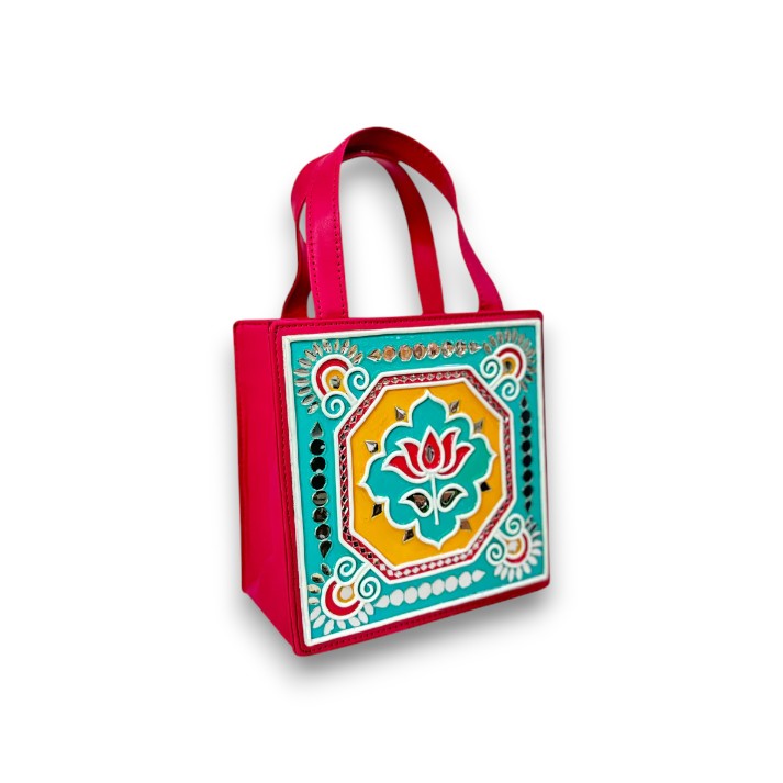 Lotus Mini Handcrafted Handbag