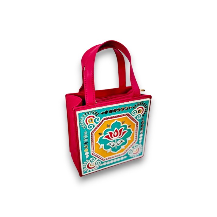 Lotus Mini Handcrafted Handbag