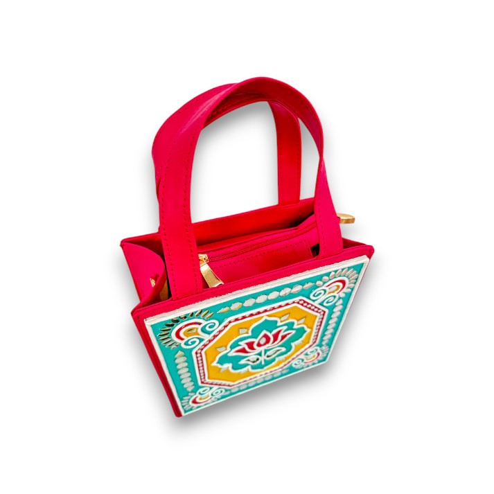Lotus Mini Handcrafted Handbag