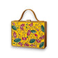 Lotus Rectangle Lippan Art Box Bag