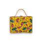 Lotus Rectangle Lippan Art Box Bag