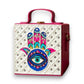 Mini Hamsa Lippan Art Handcrafted Square Box Bag