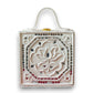 Mini Lotus Lippan Art Handcrafted Square Box Bag