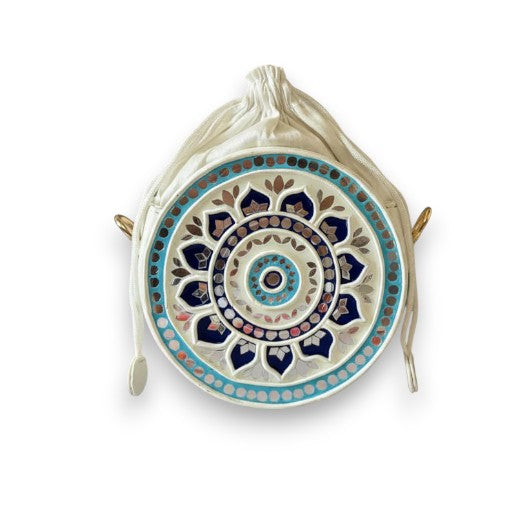 Ocean Waves Medium Lippan Art Potli Sling