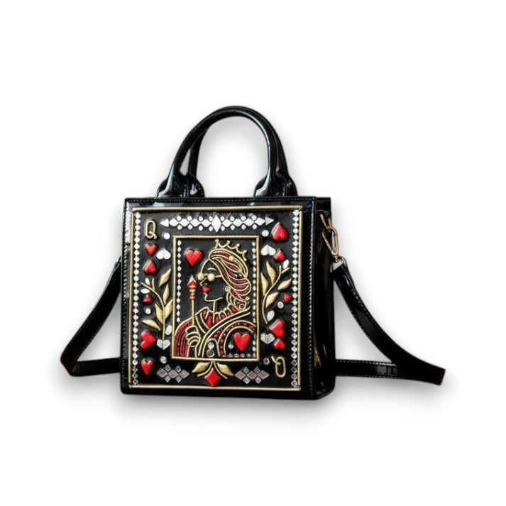 Queen of Hearts Lippan Art Handbag/Sling