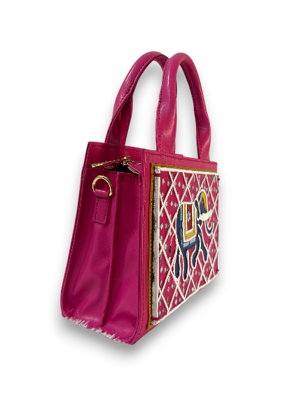 Elephant Handcrafted Lippan Art Handbag/ Sling