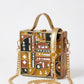 Mini Party Lippan Art Handcrafted Square Box Bag