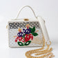 Flora Lippan Art Handcrafted Rectangle Box Bag