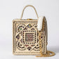 Mini Mandala Lippan Art Handcrafted Square Box Bag