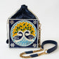 Peacock Grace Lippan Art Medium Potli Sling
