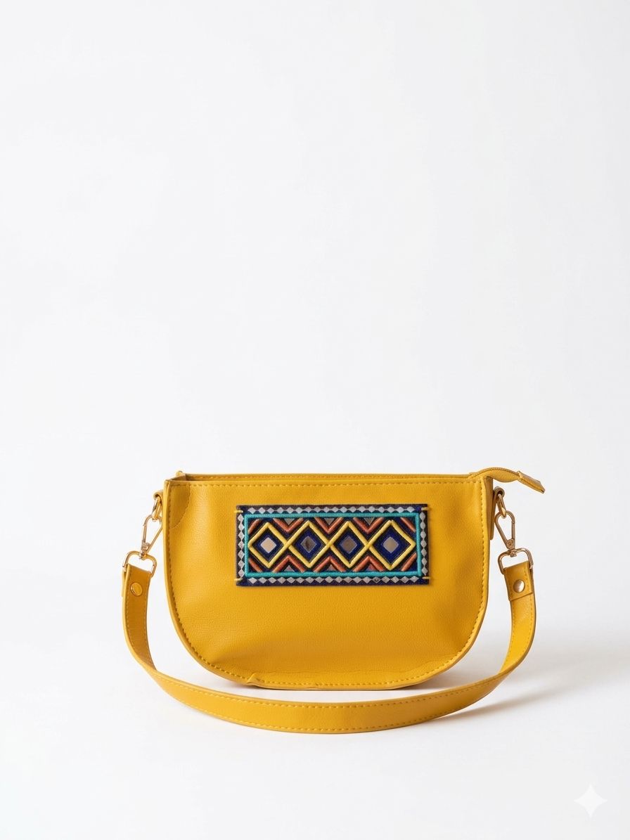 Classic Yellow Lippan Art Sling