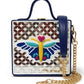 Mini Butterfly Lippan Art Handcrafted Square Box Bag