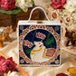 Pichwai Lippan Art Handcrafted Box Bag