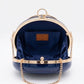 New Leaf Navy Blue Circle Clutch Sling – Plain Handcrafted Bag