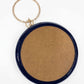 New Leaf Navy Blue Circle Clutch Sling – Plain Handcrafted Bag