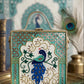 Royal Peacock Lippan Art Box Bag Sling