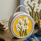Daisy Lippan Art Handcrafted Circle Box Bag with Zipper