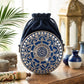 Blue Noor Medium Mandala Lippan Art Circle Sling
