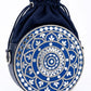 Blue Noor Medium Mandala Lippan Art Circle Sling