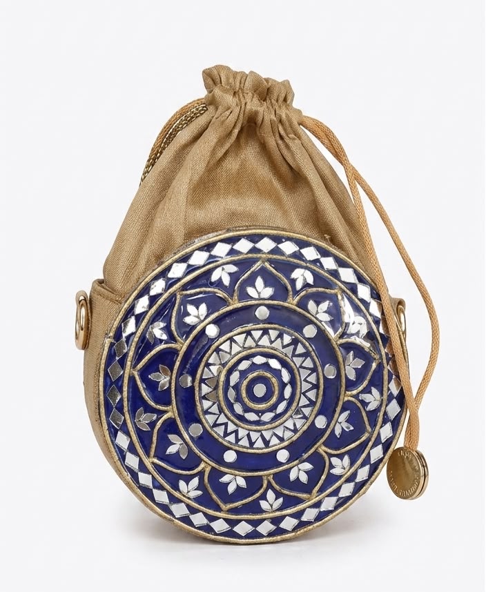 Royal Violet Mandala Lippan Art Circle Sling