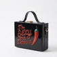 Mirchi Rectangle Lippan Art Box Bag