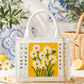 Daisy Handcrafted Lippan Art Handbag/ Sling