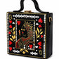 Queen Of Hearts Lippan Art Box Bag Sling