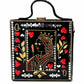 Queen Of Hearts Lippan Art Box Bag Sling