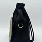 Midnight Rose Lippan Art Medium Potli Sling Bag
