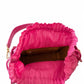 New Leaf Pink Semi-Circle Potli Sling – Plain Handcrafted Bag