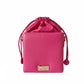 New Leaf Pink Square Potli Sling – Plain Handcrafted Bag