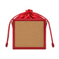 New Leaf Red Square Potli Sling – Plain Handcrafted Bag