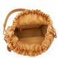 New Leaf Golden Semi-Circle Potli Sling – Plain Handcrafted Bag