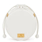 New Leaf White Circle Potli Sling – Plain Handcrafted Bag