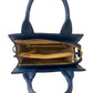New Leaf Navy Blue Handbag / Sling – Plain Handcrafted Bag