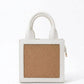 New Leaf White Handbag / Sling – Plain Handcrafted Bag
