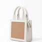 New Leaf White Handbag / Sling – Plain Handcrafted Bag