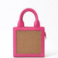 New Leaf Pink Handbag / Sling – Plain Handcrafted Bag