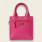 New Leaf Pink Handbag / Sling – Plain Handcrafted Bag