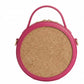 New Leaf Pink Circle Handbag / Sling – Plain Handcrafted Bag