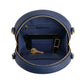 New Leaf Navy Blue Circle Handbag / Sling – Plain Handcrafted Bag
