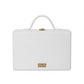 New Leaf White Rectangle Box Sling – Plain Handcrafted Bag