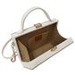 New Leaf White Rectangle Box Sling – Plain Handcrafted Bag